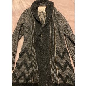 Angel of the North Long Cardigan, size Small